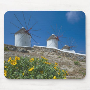 Alfombrilla De Ratón Grecia, islas de Cícladas, Mykonos, florece cerca