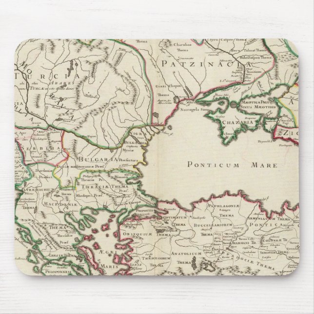 Alfombrilla De Ratón Grecia, Turquía, Europa (Frente)