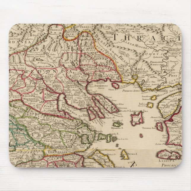 Alfombrilla De Ratón Grecia y Macedonia (Frente)