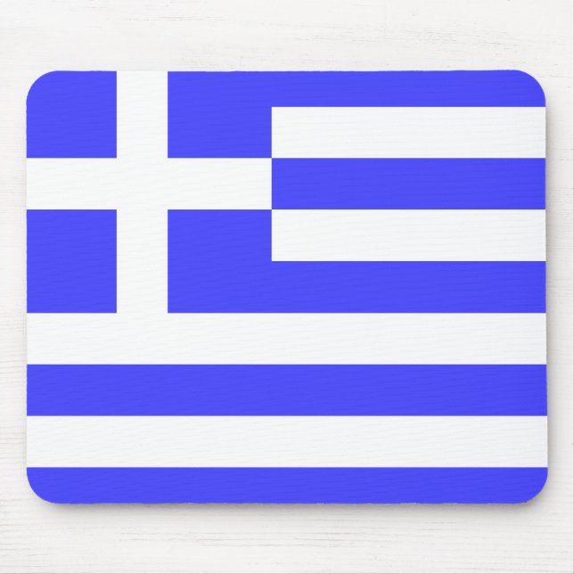 Alfombrilla De Ratón Greek Flag (Frente)