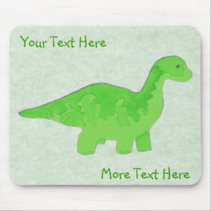 Alfombrilla De Ratón Green Dino Mousepad