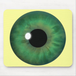 Alfombrilla De Ratón Green Eye Iris Personalizado Guay Mousepad Mousema