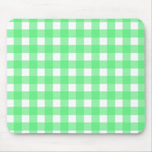 Alfombrilla De Ratón Green gingham