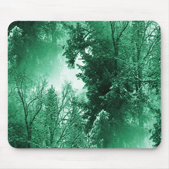 Alfombrilla De Ratón Green invernal... (Frente)
