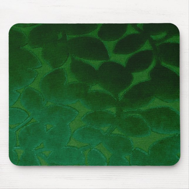 Alfombrilla De Ratón Green Leaves Mousepad (Frente)