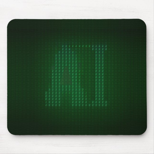 Alfombrilla De Ratón Green mousepad with a hidden message about AI. (Frente)