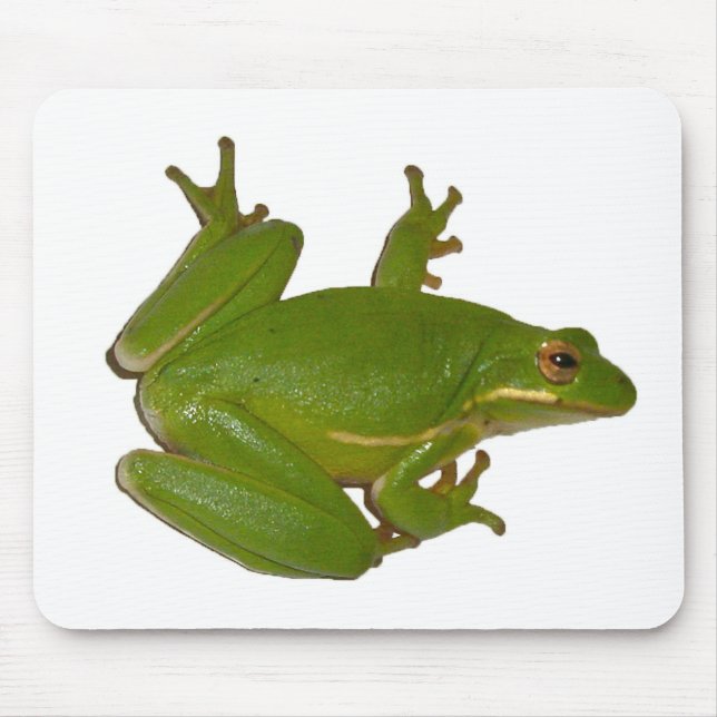 Alfombrilla De Ratón Green Treefrog Mousepad (Frente)
