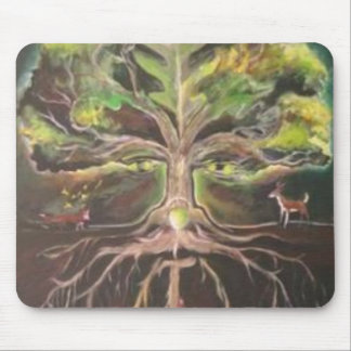 Alfombrilla De Ratón Greenman-árbol de la vida Mousepad - modificado