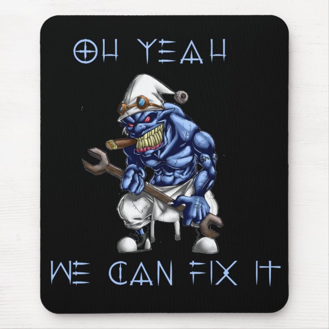 Alfombrilla De Ratón Gremlin Fix It Mousepad (Frente)