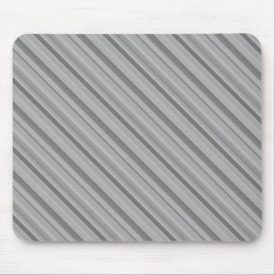 Alfombrilla De Ratón Grey diagonal stripes