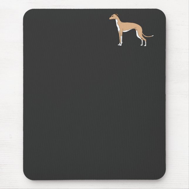 Alfombrilla De Ratón Greyhound italiano - Azul (Frente)