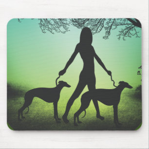 Alfombrilla De Ratón Greyhound Walk