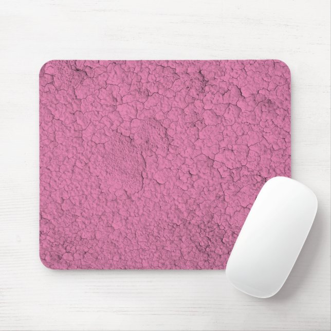 Alfombrilla De Ratón Grieta Rosa (Con ratón)