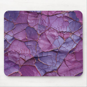 Alfombrilla De Ratón Grietas, vainas en morado, crea un patrón intrinca