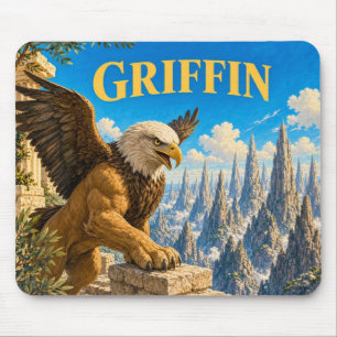 Alfombrilla De Ratón Griffin, Fantasía Gótica Monstruo