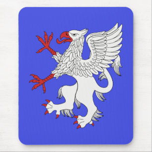Alfombrilla De Ratón Griffin Rampant Argent