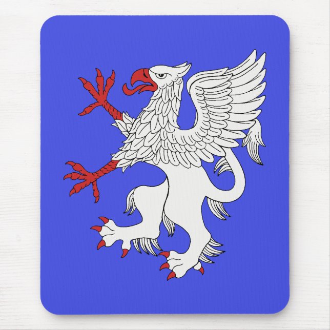 Alfombrilla De Ratón Griffin Rampant Argent (Frente)