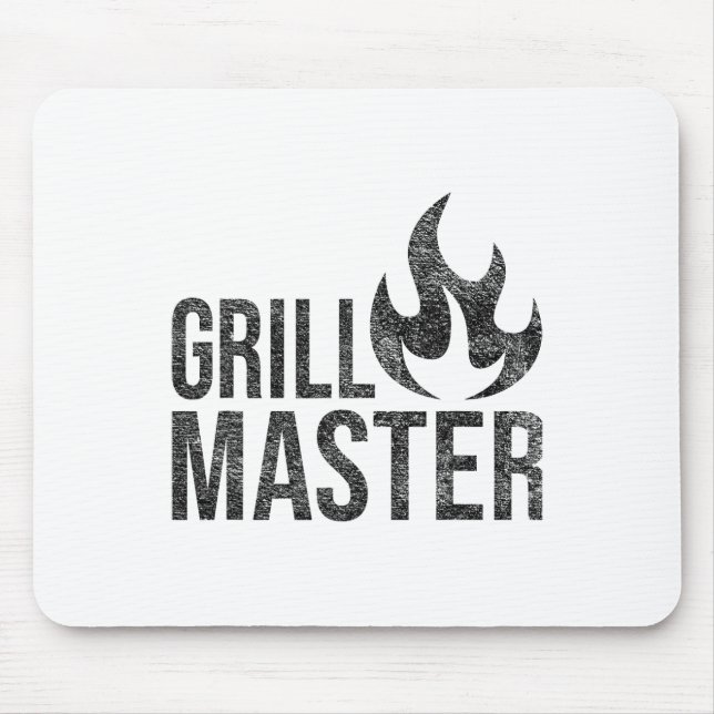 Alfombrilla De Ratón Grill Master Flame Byrbecue Bbq Smoke Char Open Fi (Frente)