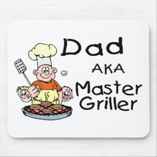 Alfombrilla De Ratón Griller principal del papá