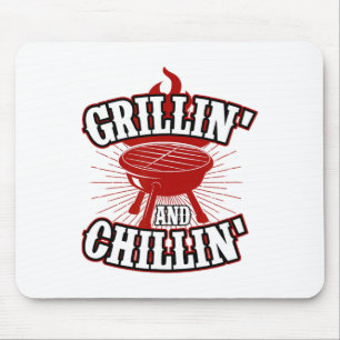 Alfombrilla De Ratón Grillín Y Chillin - 4 De Julio Hamburger Grilli
