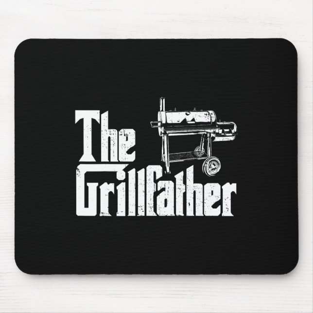Alfombrilla De Ratón Grilling Smoker And Grill Chef Grillfather Grilled (Frente)