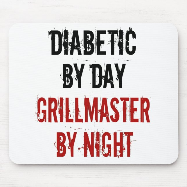 Alfombrilla De Ratón Grillmaster Diabetic (Frente)