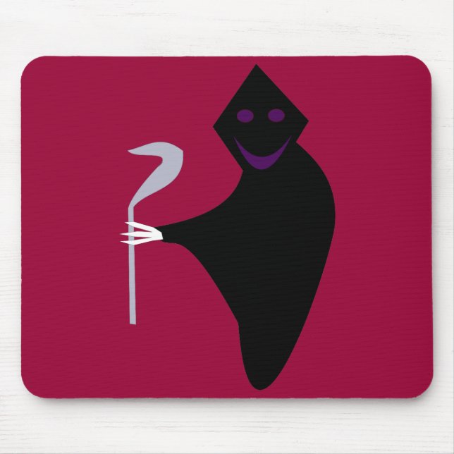 Alfombrilla De Ratón Grim Reaper Halloween Mousepad (Frente)