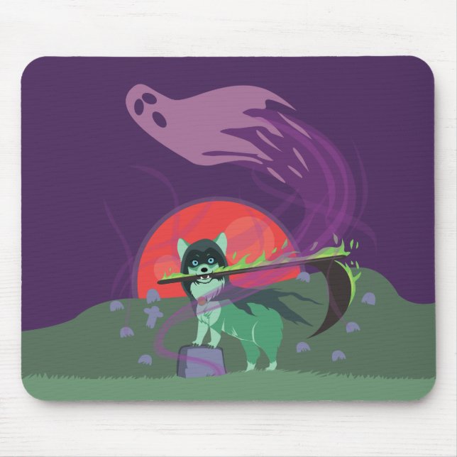 Alfombrilla De Ratón Grim Reaper Puppy (Frente)