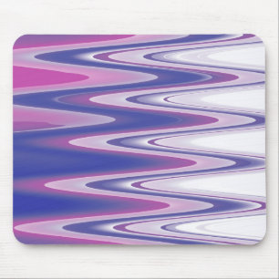 Alfombrilla De Ratón Gris azul de Fuchsia