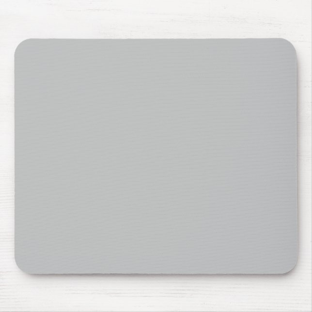 Alfombrilla De Ratón Gris claro, Mousepad de níquel gris (Frente)