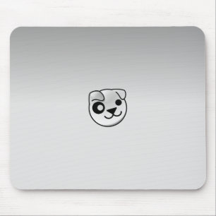 Alfombrilla De Ratón Gris de Linux del perrito