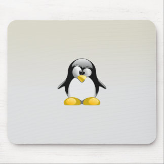 Alfombrilla De Ratón Gris lindo de Tux