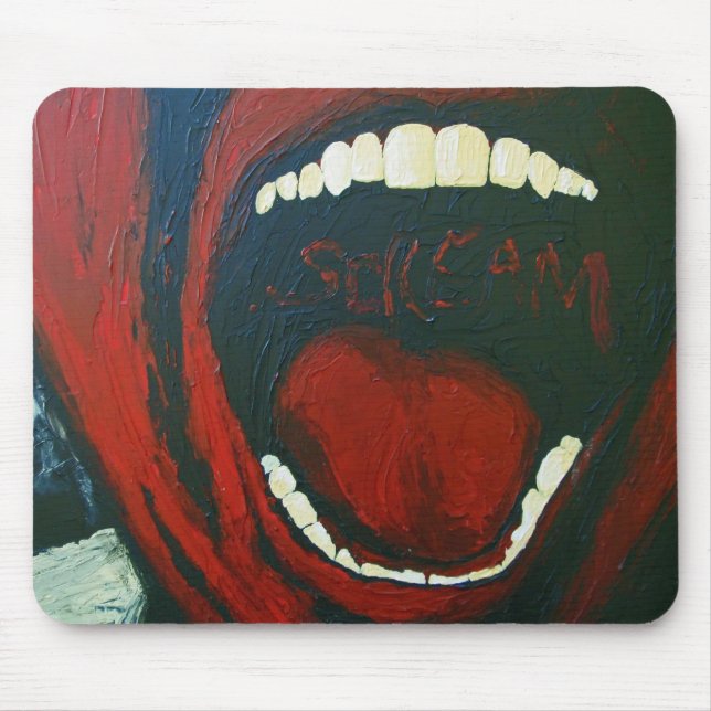 Alfombrilla De Ratón Grito Mousepad (Frente)