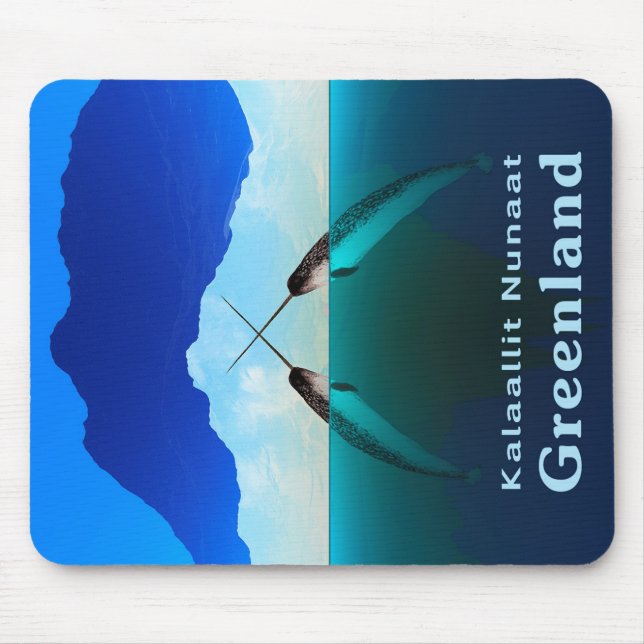 Alfombrilla De Ratón Groenlandia - Narwhal (Frente)
