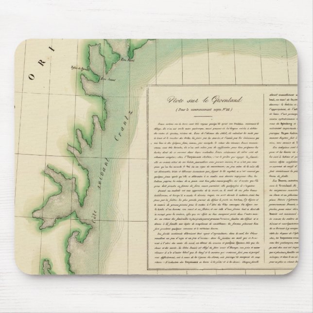 Alfombrilla De Ratón Groenlandia oriental 20 (Frente)