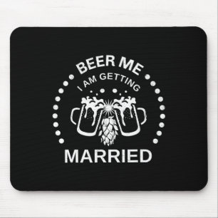 Alfombrilla De Ratón Groom Bride Beer Me Estoy Casando Bachelor P