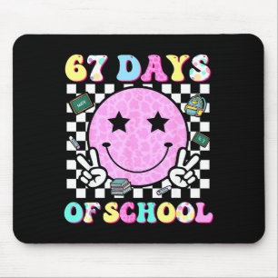 Alfombrilla De Ratón Groovy 67 Días De Colegio Cara Sonriente Profesor