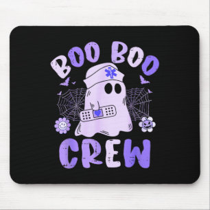 Alfombrilla De Ratón Groovy Boo Boo Crew Enfermera Graciosas Fantasmas