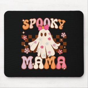 Alfombrilla De Ratón Groovy Cute Ghost Spooky Mama Halloween Costume Wo