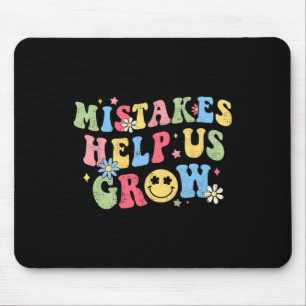 Alfombrilla De Ratón Groovy Growth Mindset Positive Retro Teachers Back