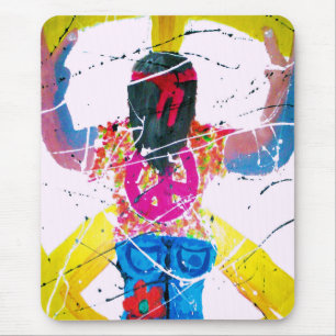 Alfombrilla De Ratón Groovy Hippie Peace Sign