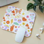 Alfombrilla De Ratón Groovy Hippie Trippy Retro Flor Funky Vibes<br><div class="desc">Groovy Hippie Trippy Retro Flor Funky Vibes Mouse Pads presenta un colorido y divertido patrón hippie retro. Perfecto para ella para Navidades,  vacaciones,  cumpleaños y más. Diseñado por ©Evco Studio www.zazzle.com/store/evcostudio</div>