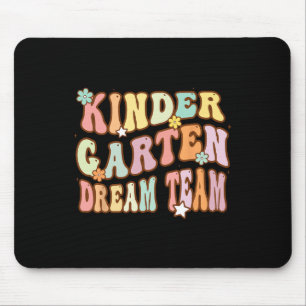 Alfombrilla De Ratón Groovy Kindergarten Dream Team First Day of Back t