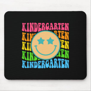 Alfombrilla De Ratón Groovy Kindergarten Vibes enfrenta a profesores re