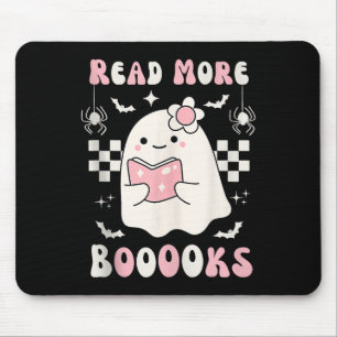 Alfombrilla De Ratón Groovy Leer más libros Cuidados Fantasma Boo Diver