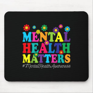Alfombrilla De Ratón Groovy Mental Health S Mon Sensibilización sobre S