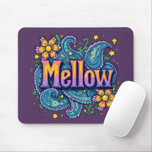 Alfombrilla De Ratón Groovy psicodélico "Mellow" Retro Arte Hippie