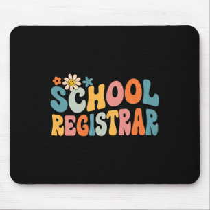 Alfombrilla De Ratón Groovy School Registry de vuelta a la escuela