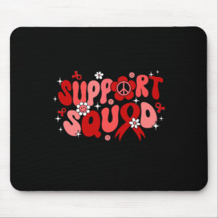 Alfombrilla De Ratón Groovy Support Squad Brain Aneurysm Awareness Gift