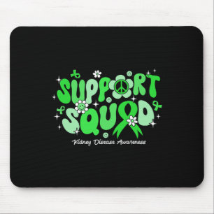 Alfombrilla De Ratón Groovy Support Squad Green Ribbon Ridney Enfermeda